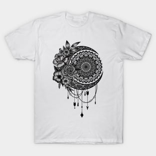 Flower moon mandala T-Shirt